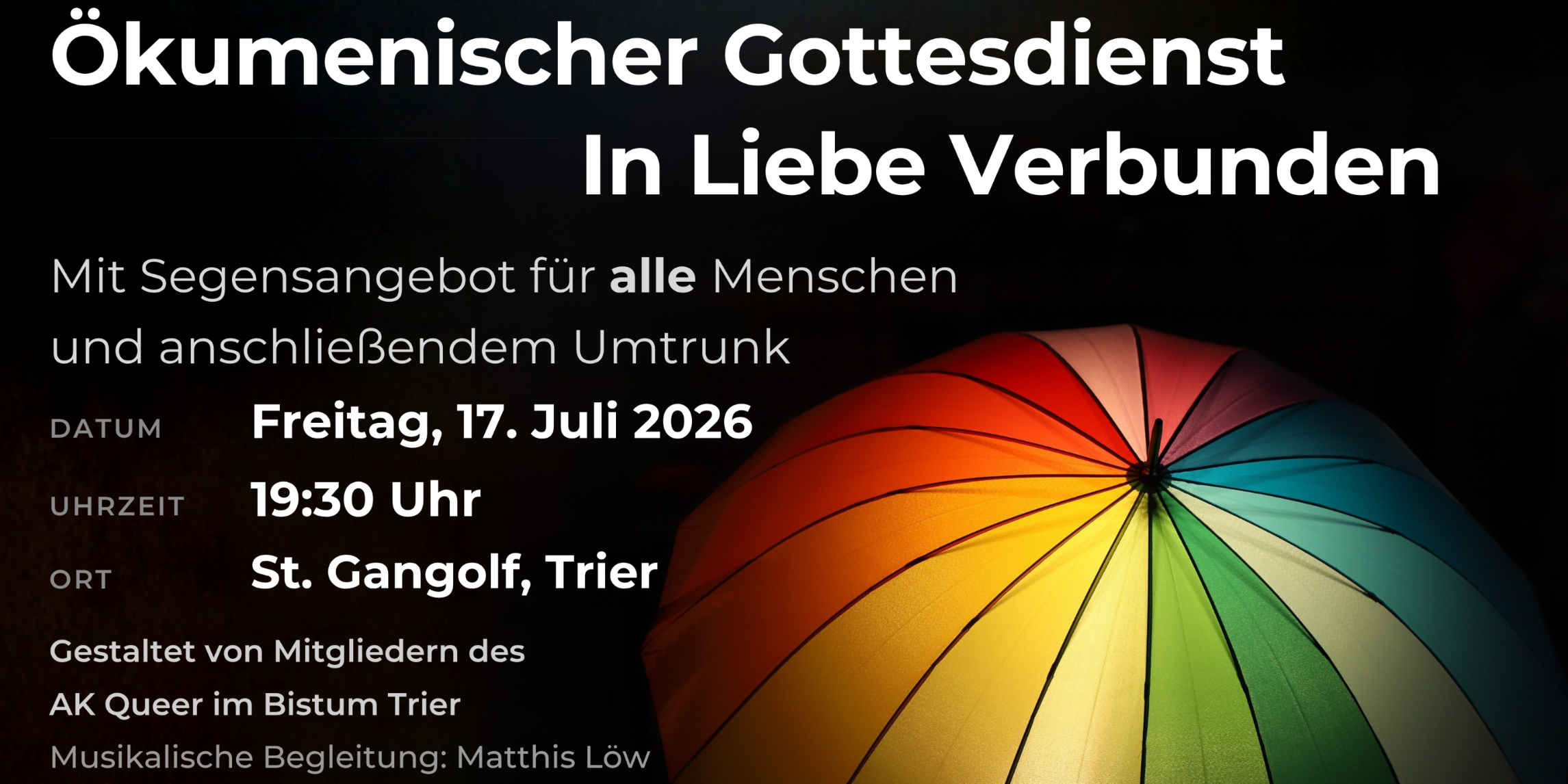 Plakat Ökumenischer Gottesdienst In Liebe Verbunden