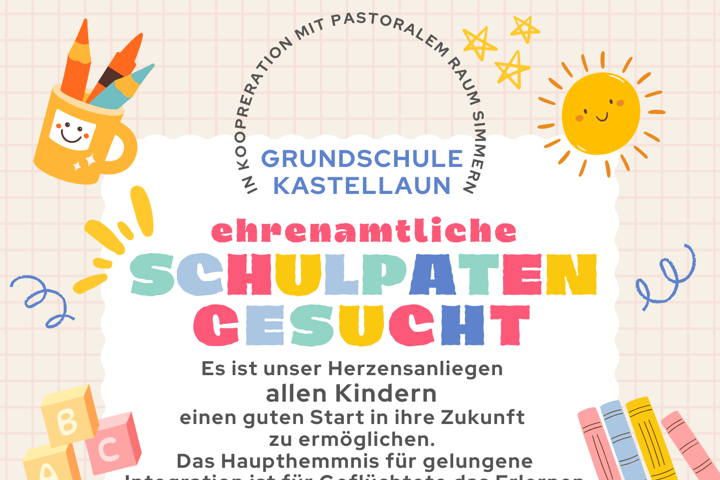 Colorful Illustrative Back To School Flyer