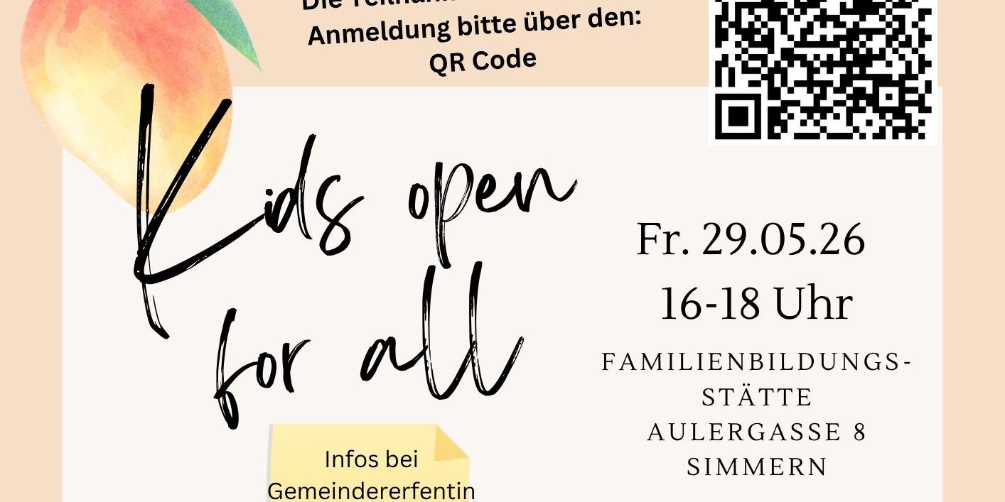 Flyer Kids open for All DIN A 6