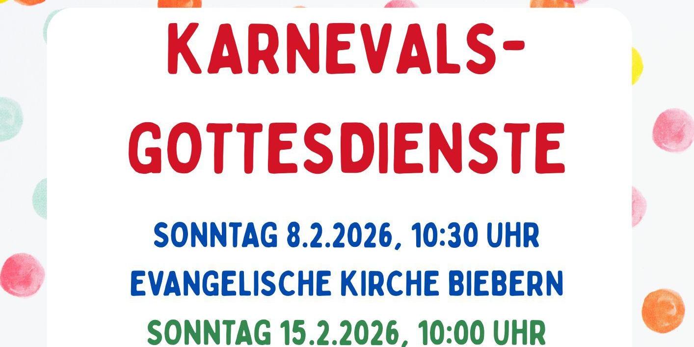 Auch in diesem Jahr finden wieder Karnevalsgottesdienste statt.
