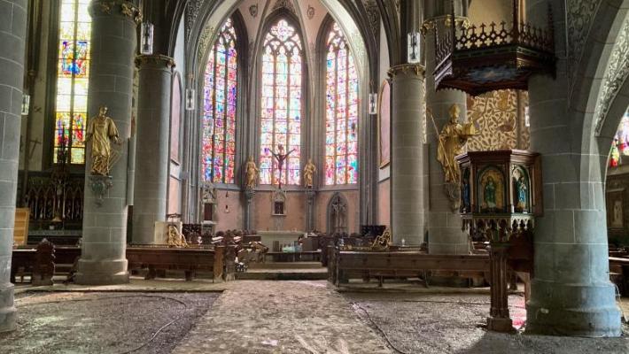auch viele Kirchen wurden durch die Flutkatastrophe im Ahrtal schwer beschädigt