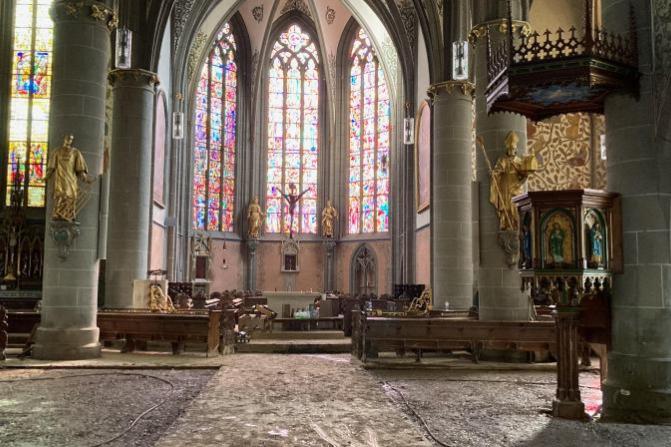 auch viele Kirchen wurden durch die Flutkatastrophe im Ahrtal schwer beschädigt