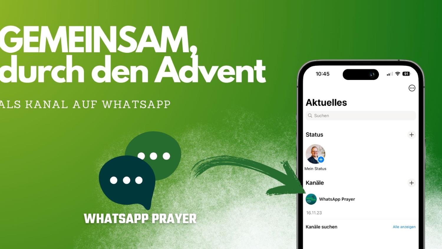 WhatsAppPrayer Hinweis