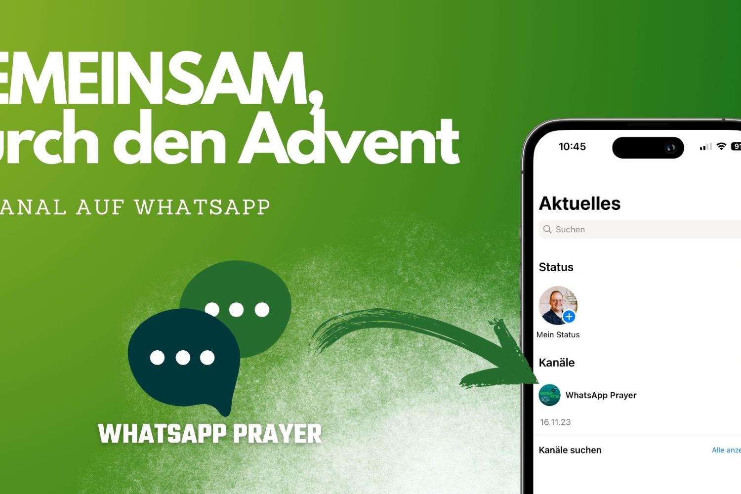 WhatsAppPrayer Hinweis